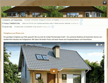 Tablet Screenshot of fertighaus-aus-polen.com
